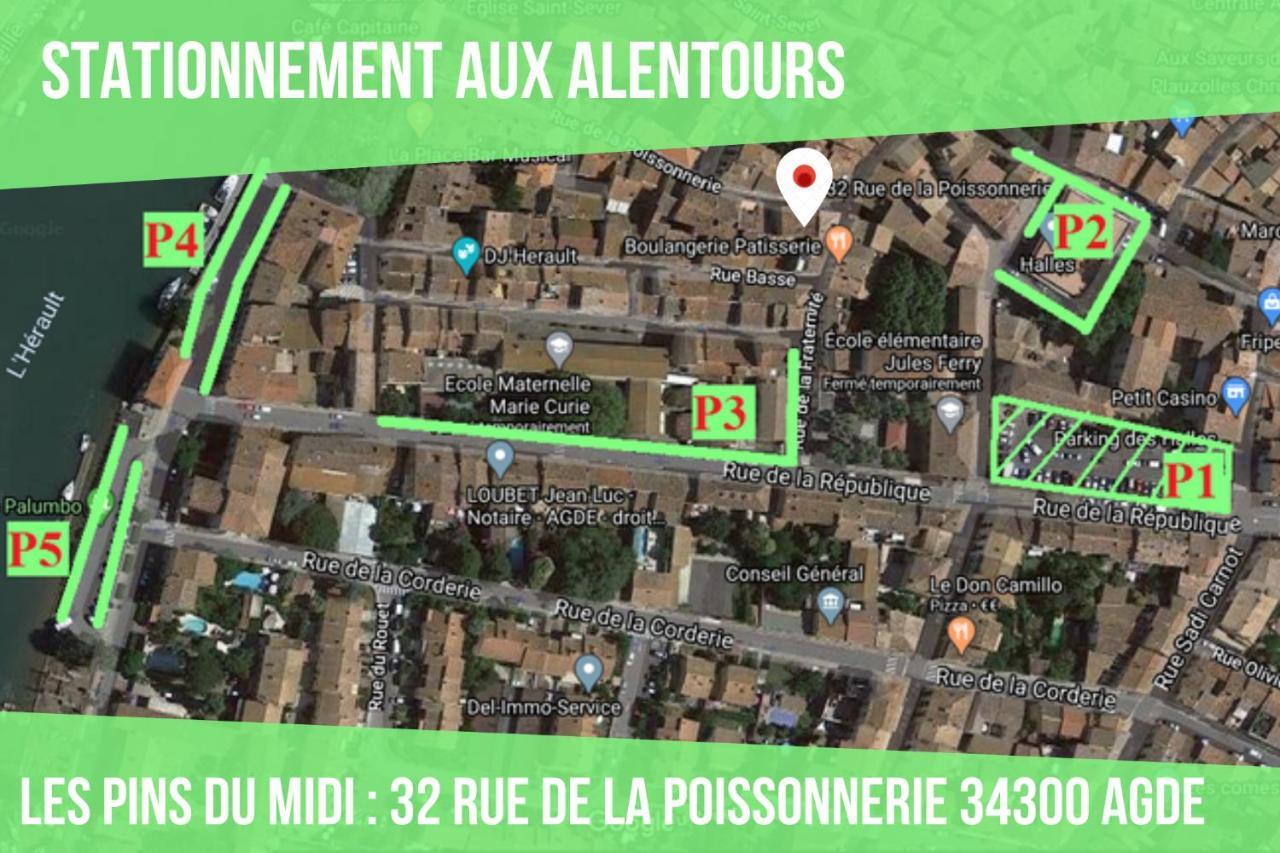 ~☆ T2 Les Pins Du Midi - Agdebnb ☆~ Eksteriør billede